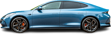 Side view photo of MG IM5 Performance (2025-...) on transparent background