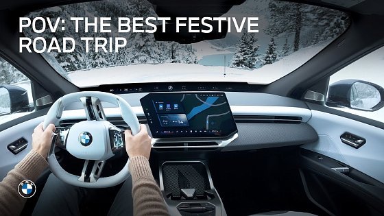 Video: Driving Winter Wonderland in the New BMW iX3.