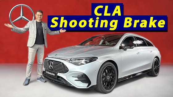 Video: all-new Mercedes CLA Shooting Brake 2026 PREMIERE - EV or ICE!