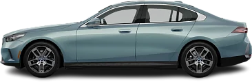 Side view photo of BMW i5 xDrive40 (2025-…) on transparent background