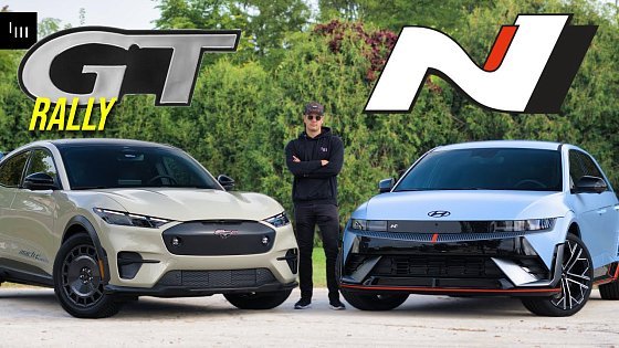Video: Hyundai Ioniq 5 N vs Ford Mustang MachE Rally - TWO SIDES OF THE SAME COIN