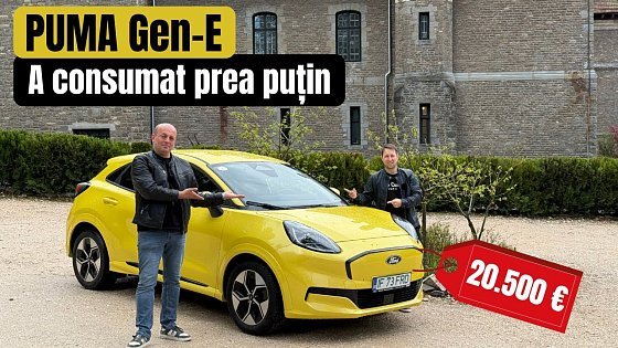 Video: Ford Puma Gen-E, prima mașină electrică produsă în România