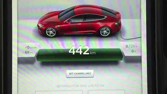 Video: 2015 Tesla Model S 85D Full Charge