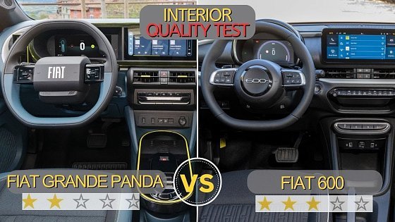 Video: FIAT Grande Panda VS FIAT 600 (2025) | The ultimate QUALITY and PRACTICALITY Test!