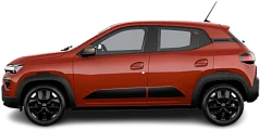 Side view photo of Dacia Spring Electric 45 (2024-…) on transparent background