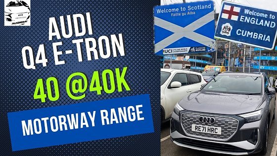 Video: Audi Q4 E-Tron 40 Winter Motorway range (at 40k miles)