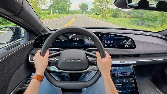 Video: 2025 Lucid Air Touring - POV Test Drive (Binaural Audio)