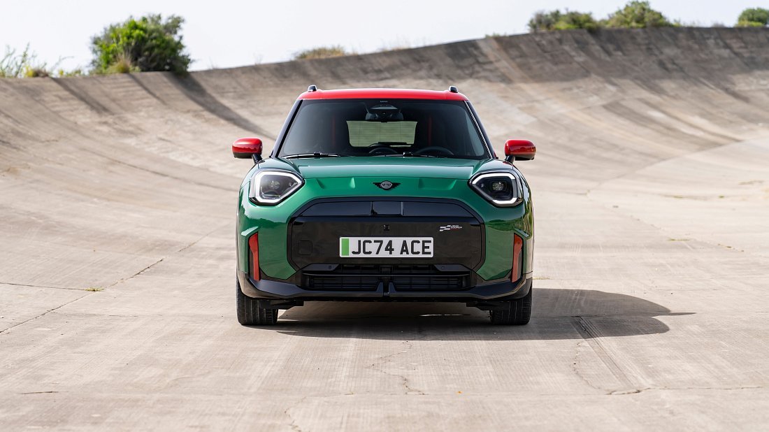 Mini Aceman JCW (2024-…) front fascia photo, grille, headlights, bumper, exterior