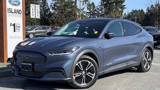 Video: 2021 Ford Mach-E Select 68 KWh Standard Range Battery AWD Review | Island Ford