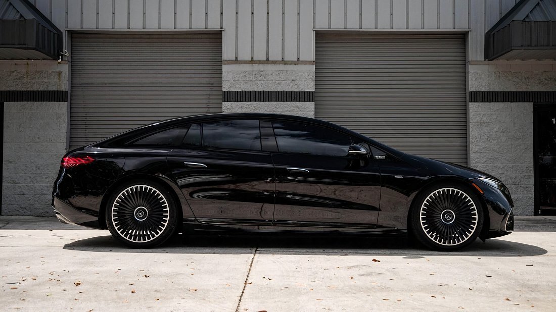 Mercedes EQS AMG 53 4MATIC+ (2024-…) side profile, silhouette, doors, wheels, exterior