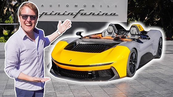 Video: New $4.8M PININFARINA B95! First Look at the World's Most Expensive EV