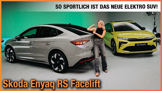 Video: Skoda Enyaq RS Facelift im Test (2025) So sportlich ist das NEUE Elektro SUV! Review | Coupé | Preis