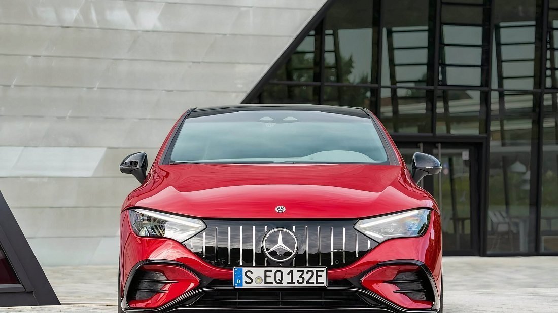 Mercedes EQE AMG 53 4MATIC+ (2022-…) front fascia, grille, headlights, bumper, exterior