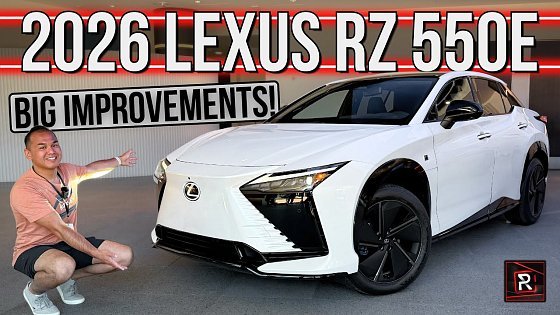 Video: The 2026 Lexus RZ 550e F-Sport Brings More Range & Power To The Electric RX SUV