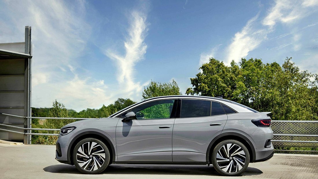 Volkswagen ID.5 Pure (2024-…) side profile, silhouette, doors, wheels, exterior