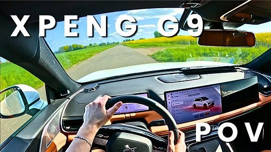 Video: XPeng G9 Standard Range 2024 | 75 kWh 313 HP | POV Test Drive & Acceleration