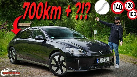 Video: Hyundai Ioniq 6 RWD 77.4 kWh | Range Test 100km/h vs 120km/h vs 140km/h vs Top Speed | Autobahn