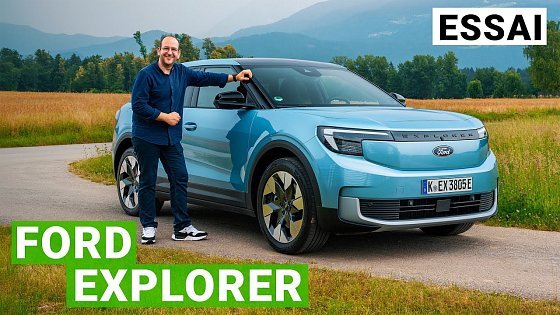 Video: Ford Explorer : un SUV électrique américain taillé pour l'Europe !
