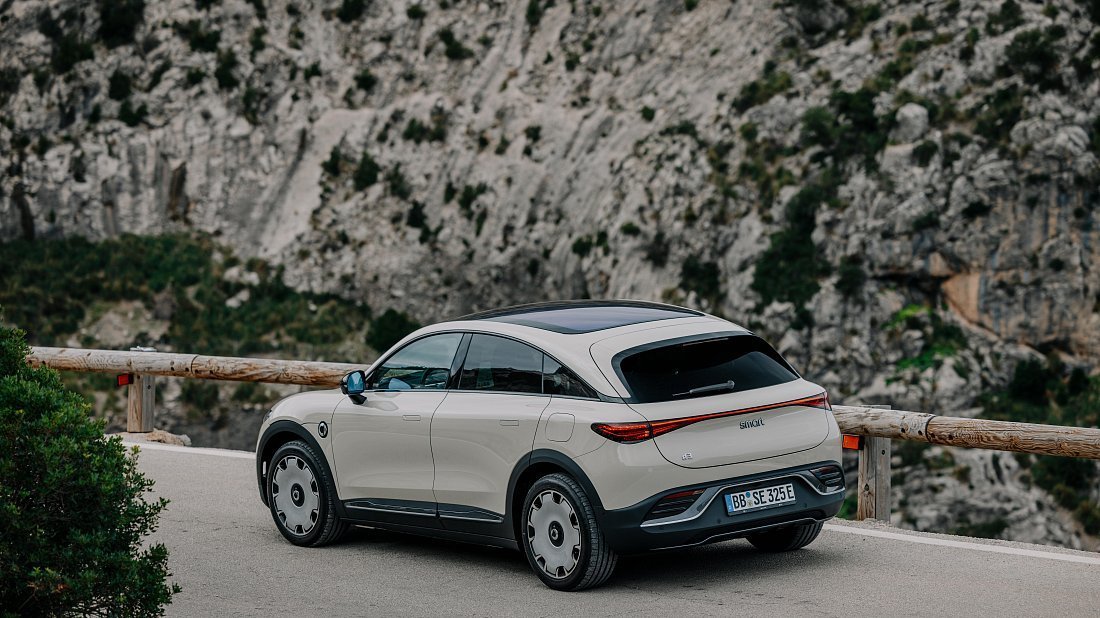 Smart #3 Pro+ (2024-…) rear quarter, three-quarter view, diagonal, exterior