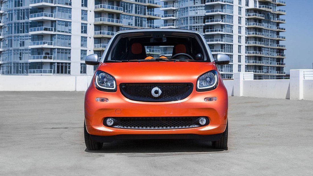 Smart EQ fortwo cabrio (2017-2019) front fascia, grille, headlights, bumper, exterior