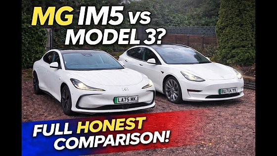 Video: Is the MG IM5 the REAL Tesla Killer? ? (Model 3 Comparison)