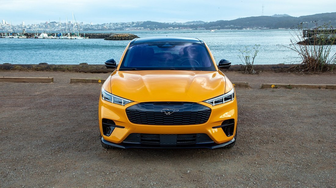 Ford Mustang Mach-E GT Performance Edition (2021-2023) front fascia, grille, headlights, bumper, exterior