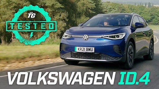 Video: Volkswagen ID.4 Crossover EV Review: 0-60mph, Ride, Tech, Charging &amp; Range | Top Gear Tested