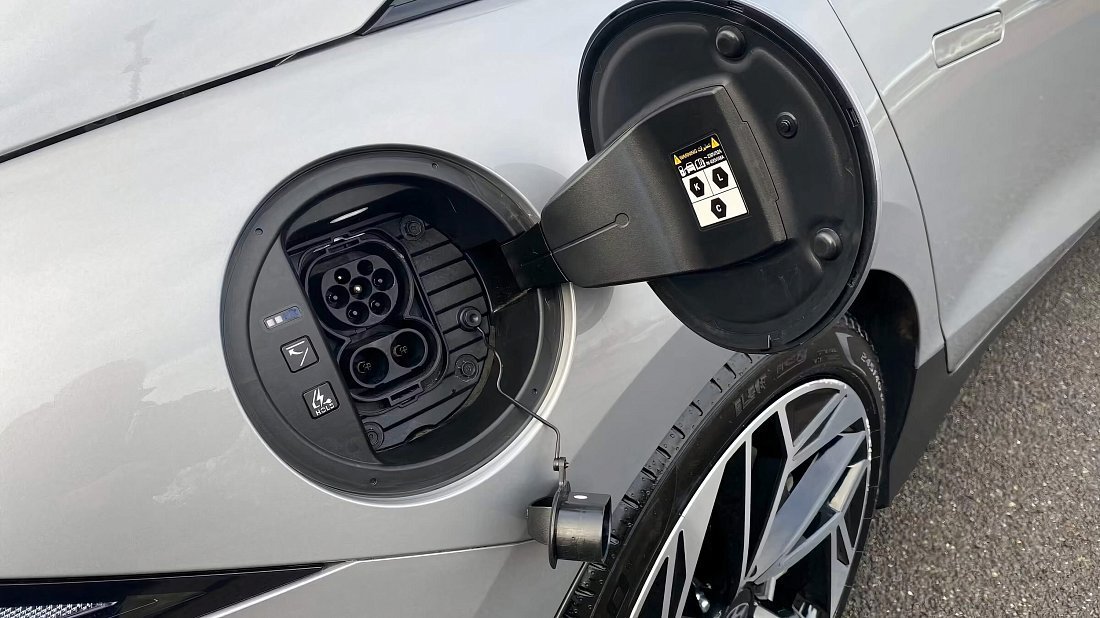 Hyundai Ioniq 6 Standard Range RWD (2023-…) charge port Europe, charging, inlet, plug, connector