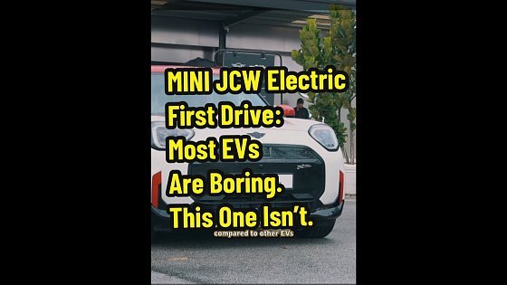 Video: MINI JCW Electric First Drive: Most EVs Are Boring. This One Isn’t
