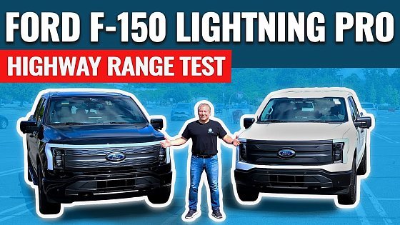 Video: Ford F-150 Lightning Pro Standard Range 70 MPH Range Test