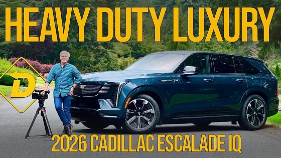 Video: 2026 Cadillac Escalade IQ is All-Electric Luxury Done The American Way #automobile