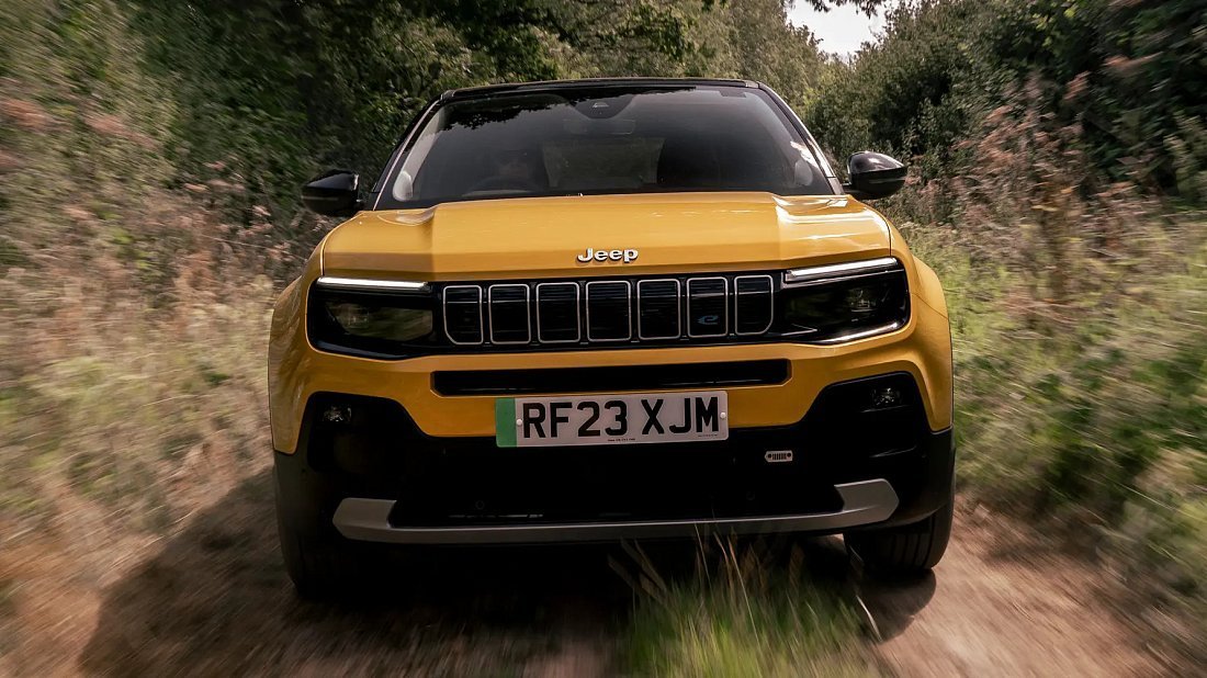 Jeep Avenger Electric (2023-…) front fascia, grille, headlights, bumper, exterior