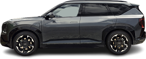 Side view photo of Kia EV5 Long Range FWD (2026-…) on transparent background