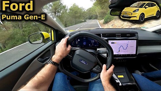 Video: 2025 Ford Puma Gen-E | POV driving at twisty forest road
