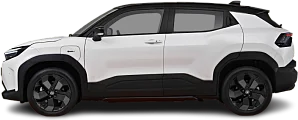 Side view photo of Toyota Urban Cruiser 49 kWh FWD (2025-…) on transparent background