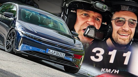 Video: The Stig vs 1234HP Lucid Air Sapphire! // Nürburgring