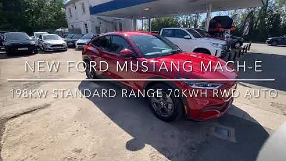 Video: BRAND NEW FORD MUSTANG MACH-E STANDARD RANGE 70kWh RWD 5dr AUTO