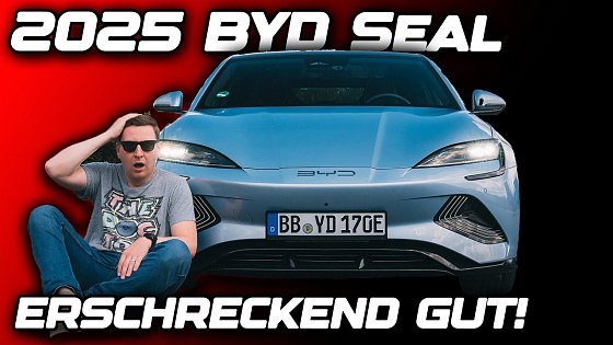 Video: 2025 BYD Seal Design (313PS, 360Nm) | So GUT wie Tesla Model 3? | VERBRAUCHSTEST