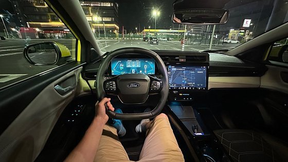 Video: Ford Puma Gen-E 2025 Night Test Drive POV