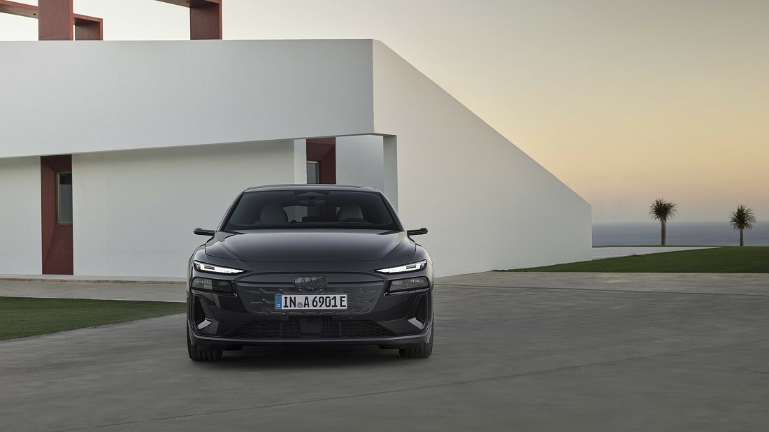 Audi A6 Avant e-tron quattro (2024-…) front fascia, grille, headlights, bumper, exterior