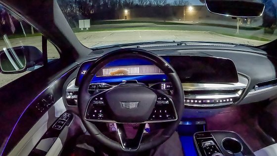 Video: 2024 Cadillac Lyriq Luxury 3 - POV Night Drive (Binaural Audio)