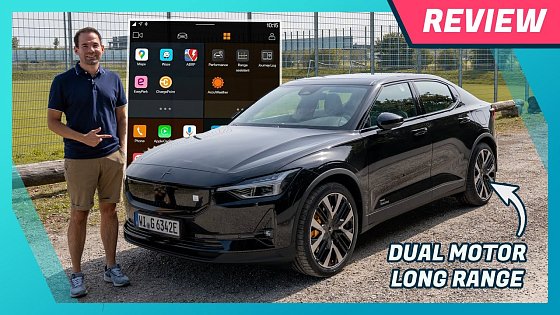 Video: Polestar 2 (2024) im Test: Neuer Dual Motor Long Range, Verbrauch, Assistenten & Infotainment