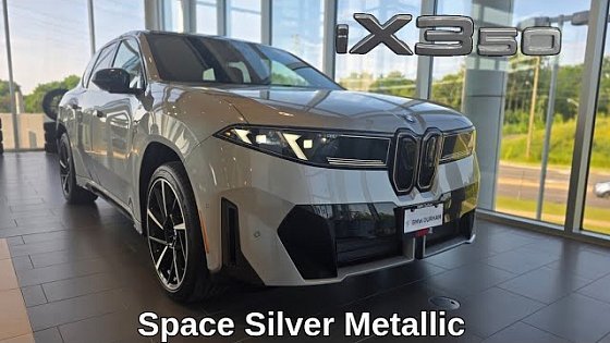 Video: First Look! 2026 BMW iX3 50 xDrive Space Silver Metallic on Black/Atlas Grey #bmw #ix3 #na5