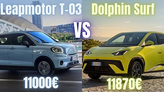 Video: ? BYD Dolphin Surf Active vs Leapmotor T03: ¿Cuál es el mejor eléctrico urbano por 11.000€? ⚡