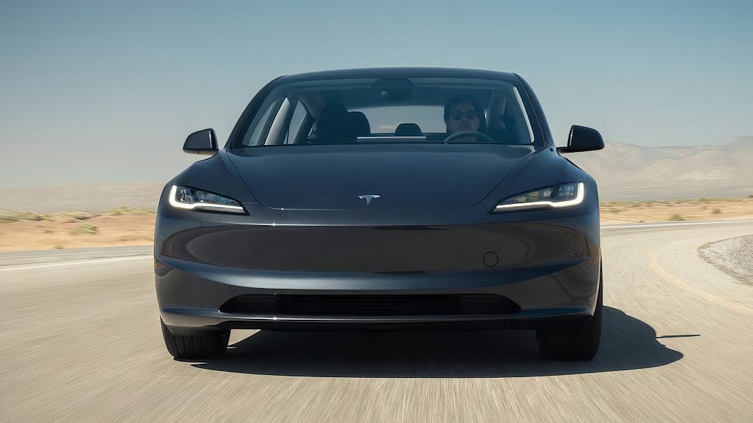 Tesla Model 3 RWD (2023-…) front fascia, grille, headlights, bumper, exterior