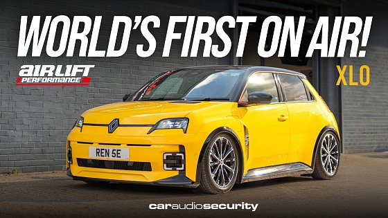 Video: First Renault 5 E-Tech on Airlift ALP 4 Management | Car Audio & Security