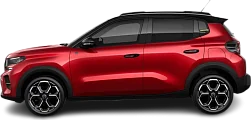 Side view photo of Citroën e-C3 (2024-…) on transparent background