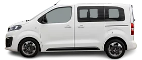 Side view photo of Opel Zafira Electric Life S 50 kWh (2020-2021) on transparent background