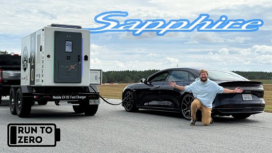 Video: Lucid Air Sapphire Driven To Dead! This Could Be The Run To Zero Benchmark