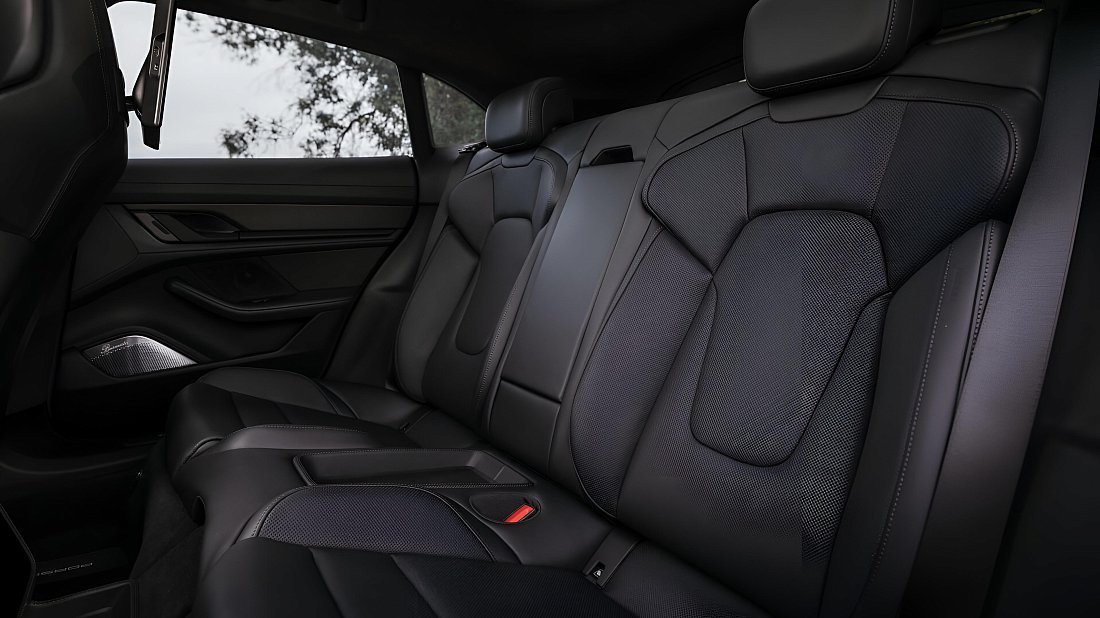 Porsche Taycan Turbo Cross Turismo (2024-…) rear seats, back seats, passenger seats, legroom, headroom, interior